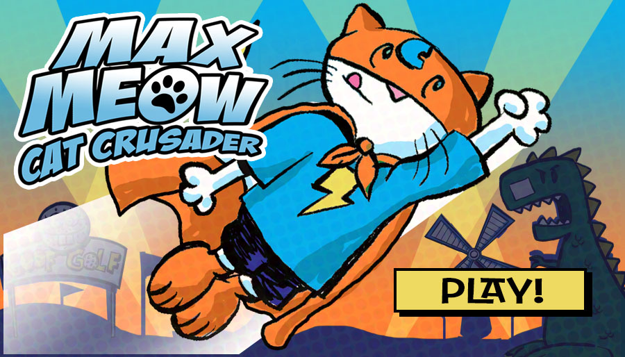 Videos, Fun & Games - Max Meow Graphic Novel Series for Kids